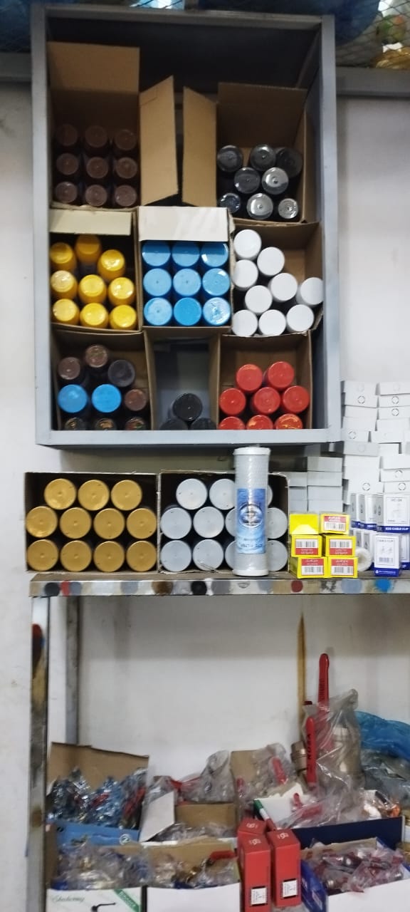 Genuine spare parts for electrical and plumbing repairs